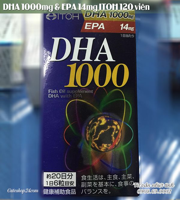 DHA 1000mg - EPA 14mg ITOH 120 viên