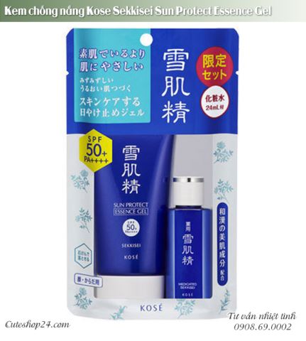 Kem chống nắng Kose Sekkisei Sun Protect Essence Gel SPF50/PA++++