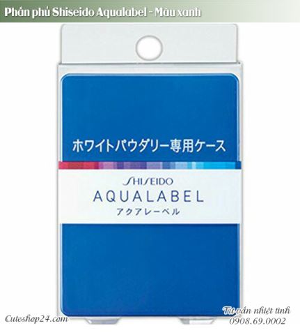 Phấn phủ Shiseido Aqualabel - Màu xanh