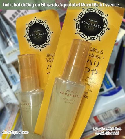 Tinh chất dưỡng da Shiseido Aqualabel Royal Rich Essence